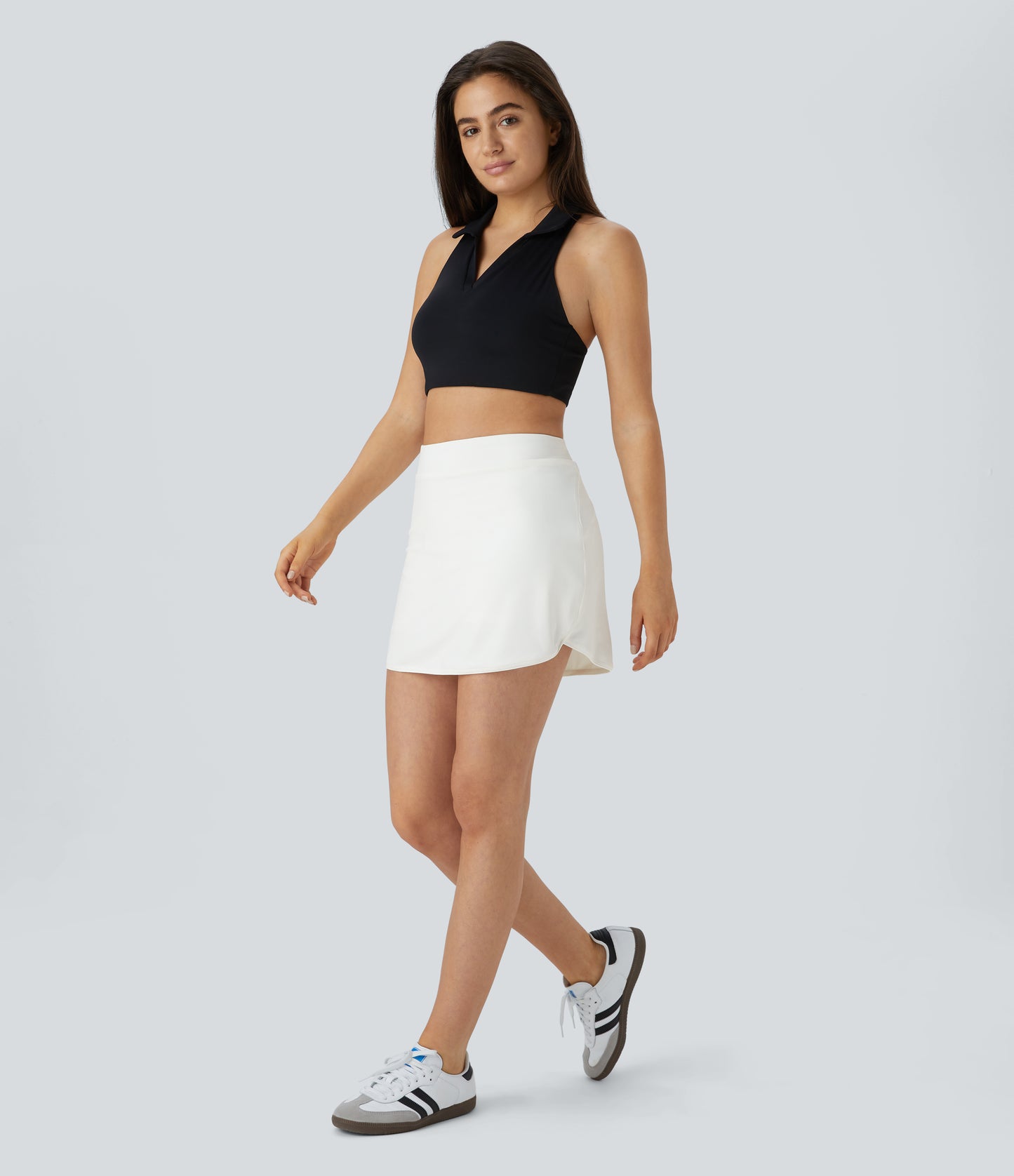 Everyday High Waisted Side Pocket 2-in-1 Micro Mini Golf Skirt-Clarity