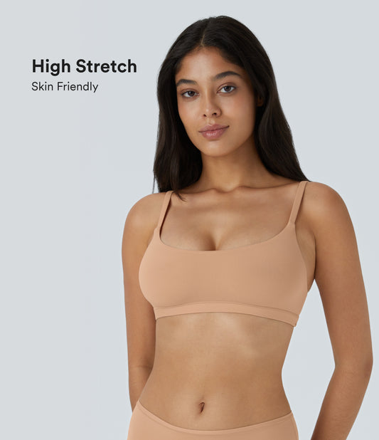 High Stretch U Neck Lounge Underwear Bra