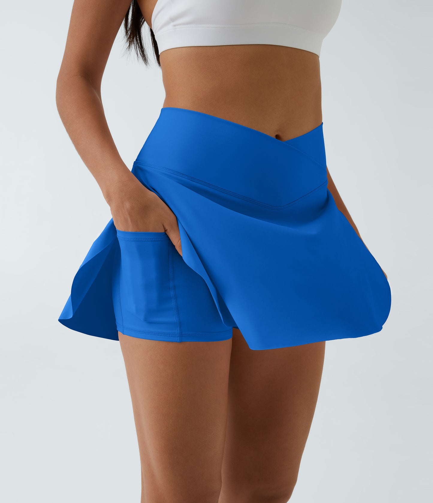 Pocket 2-in-1 Cool Touch Tennis Skirt-Lucid-Longer Length-UPF50+