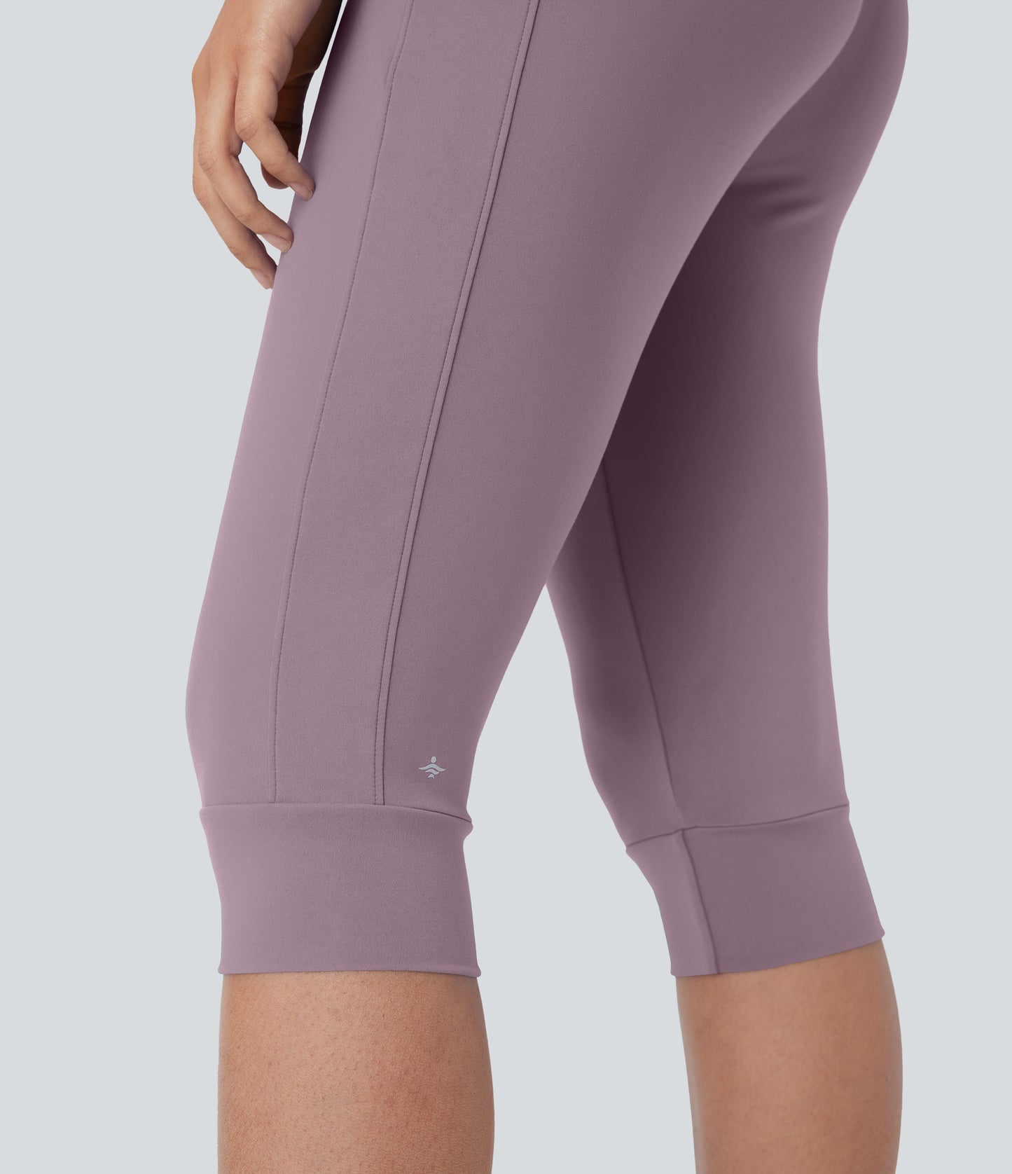 High Waisted Drawstring Pocket Yoga Pedal Pusher Joggers