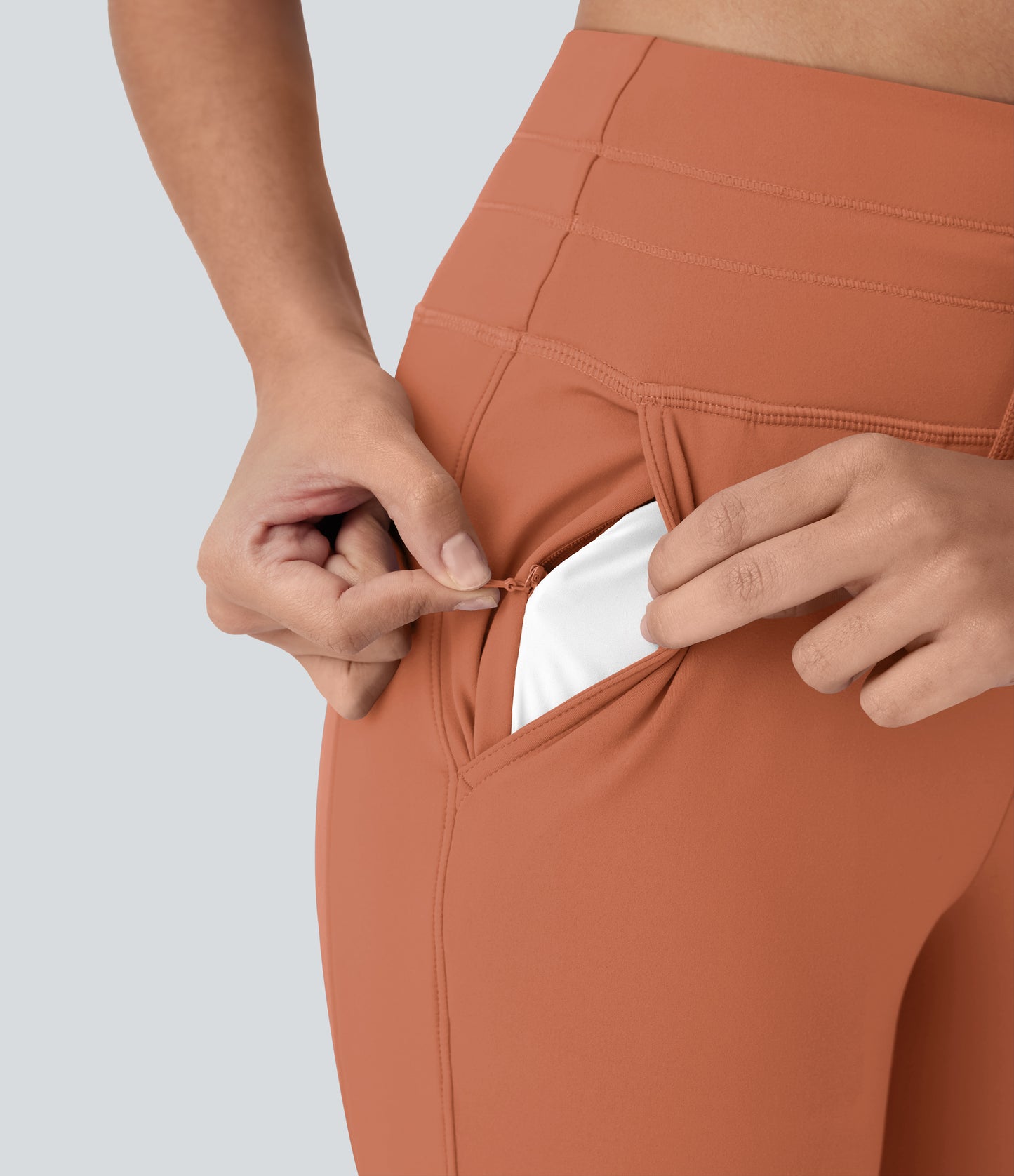 High Waisted Drawstring Pocket Yoga Pedal Pusher Joggers