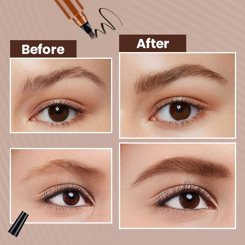 Waterproof Four-tip Beard and Eyebrow Pen✨