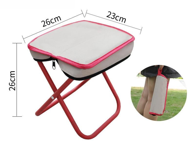 HOT SALE🔥 Portable Stool for Mountaineering and Hiking, Foldable Stool with Carrying Bag