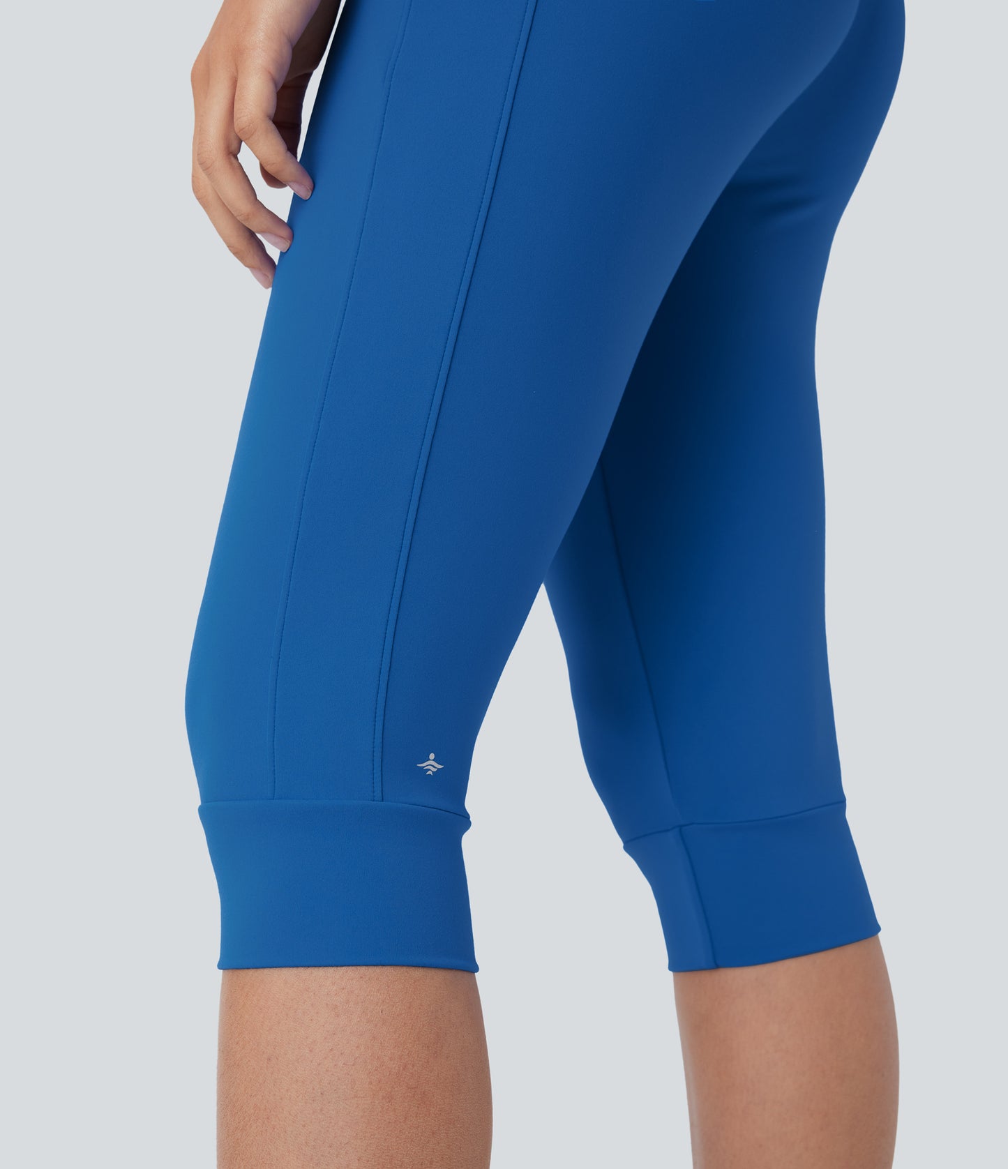 High Waisted Drawstring Pocket Yoga Pedal Pusher Joggers