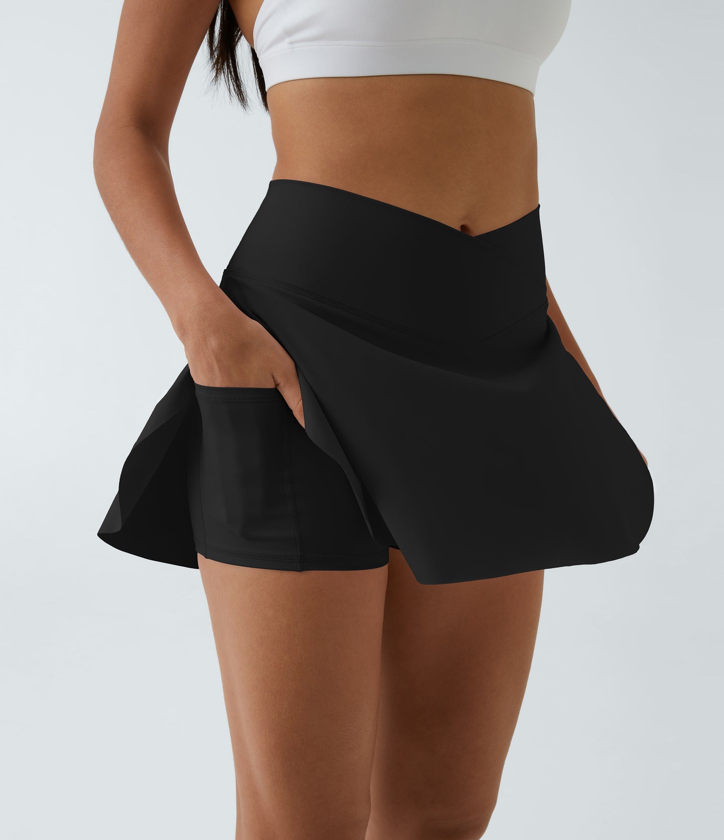 Pocket 2-in-1 Cool Touch Tennis Skirt-Lucid-Longer Length-UPF50+