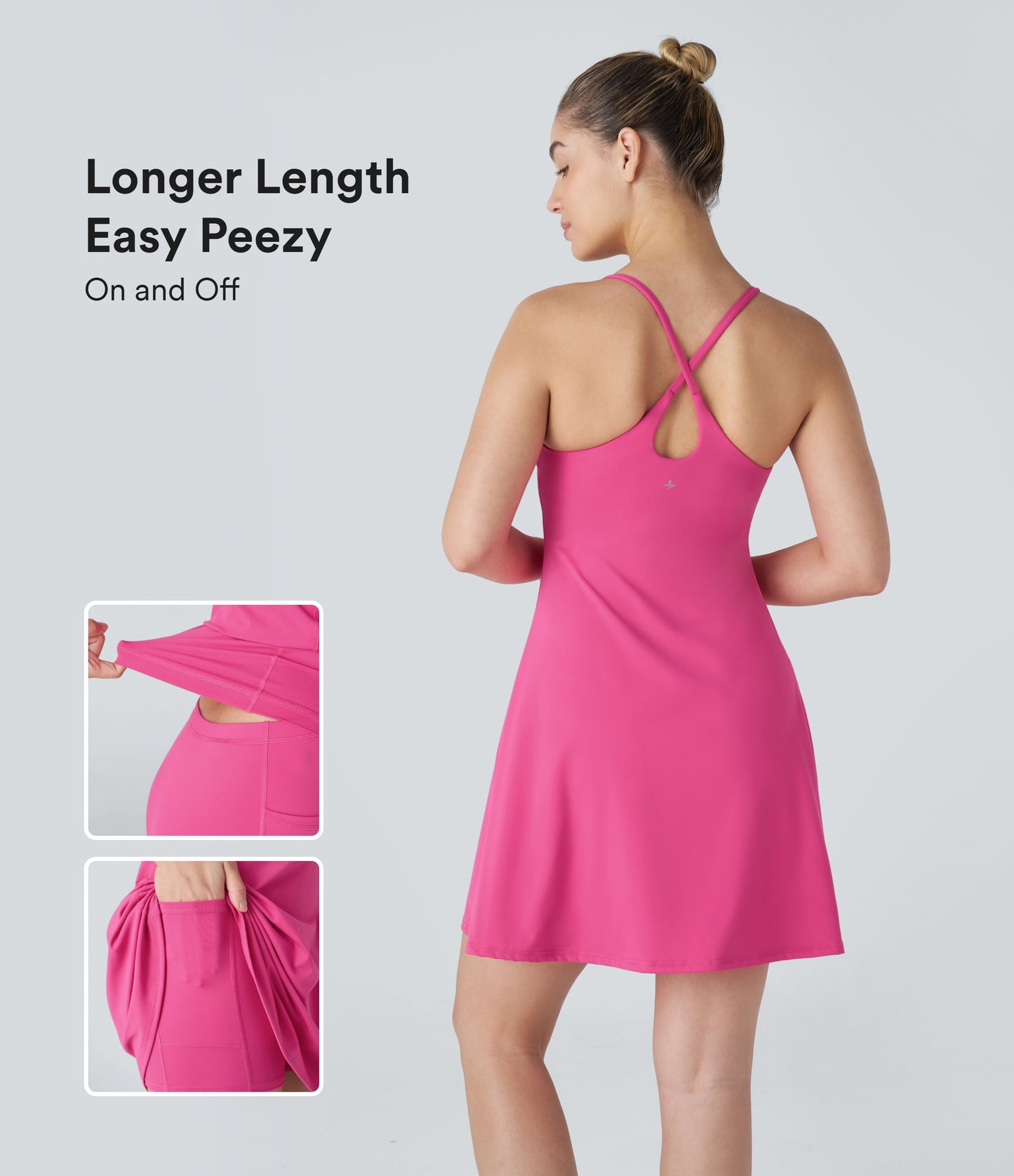 Backless Active Dress-Longer Length-Easy Peezy Edition