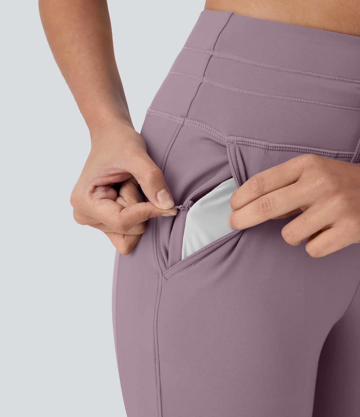 High Waisted Drawstring Pocket Yoga Pedal Pusher Joggers