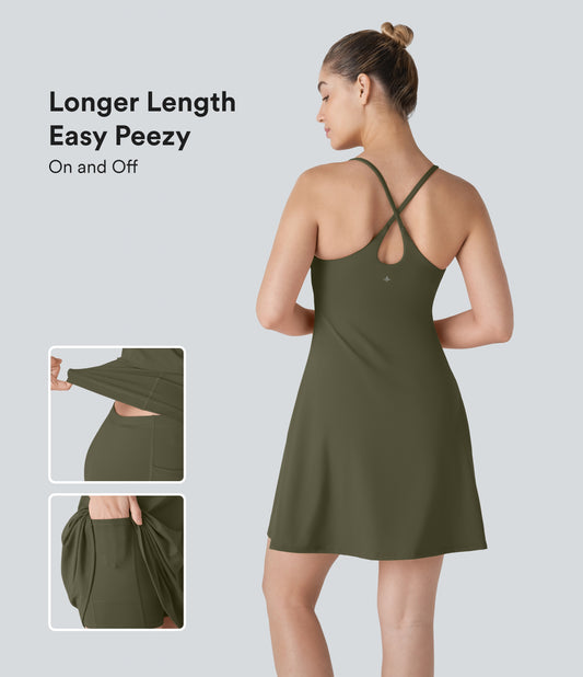 Backless Active Dress-Longer Length-Easy Peezy Edition