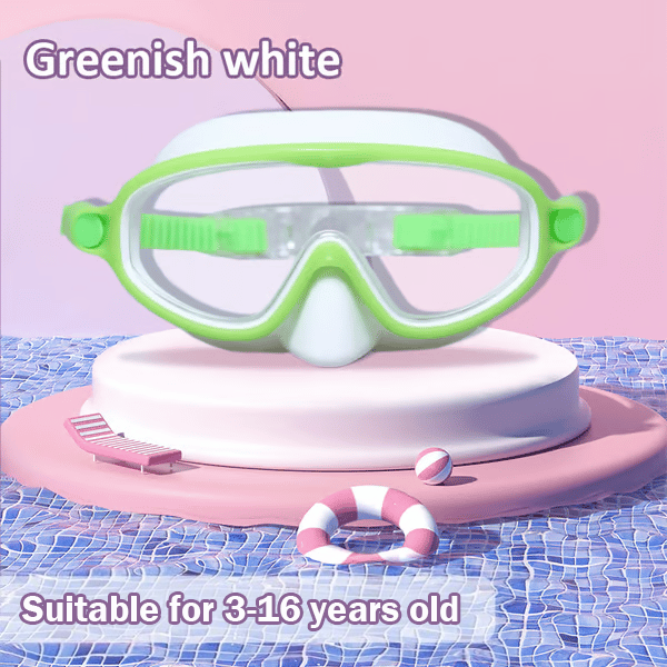🏊♀️Last Day Buy 1 Get 1 Free🏊♀️-HD children's large frame waterproof and anti-fog swimming goggles