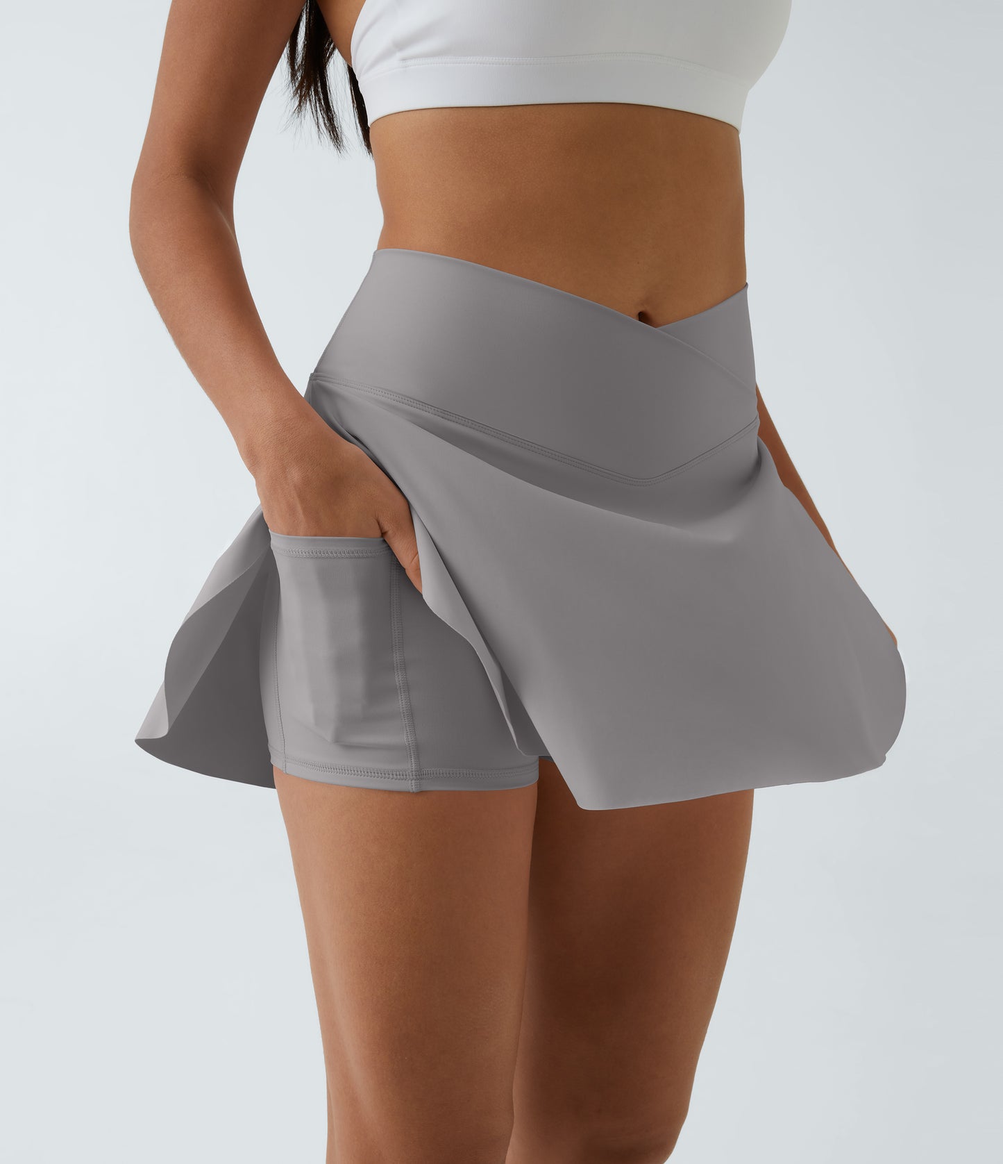 Pocket 2-in-1 Cool Touch Tennis Skirt-Lucid-Longer Length-UPF50+