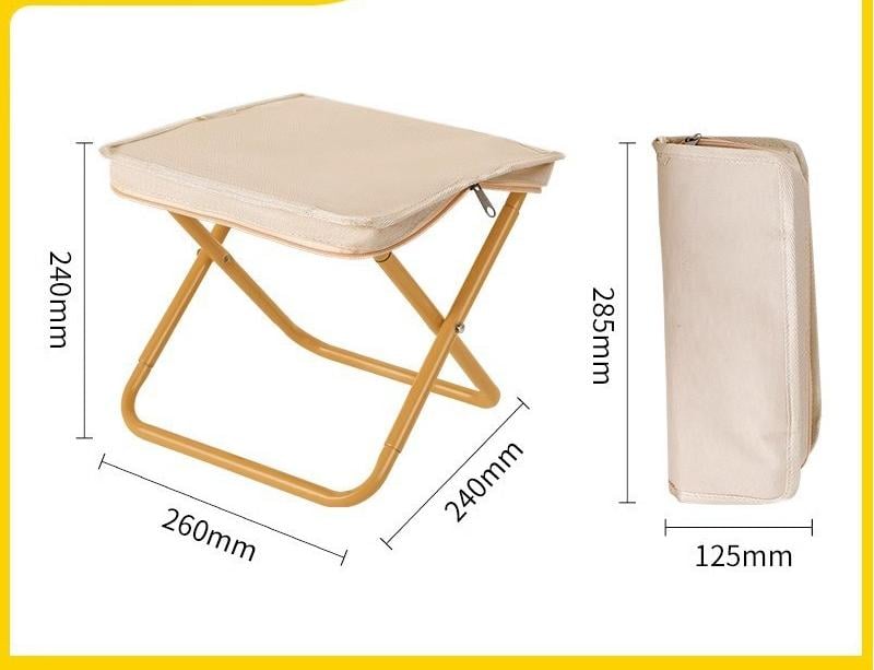HOT SALE🔥 Portable Stool for Mountaineering and Hiking, Foldable Stool with Carrying Bag