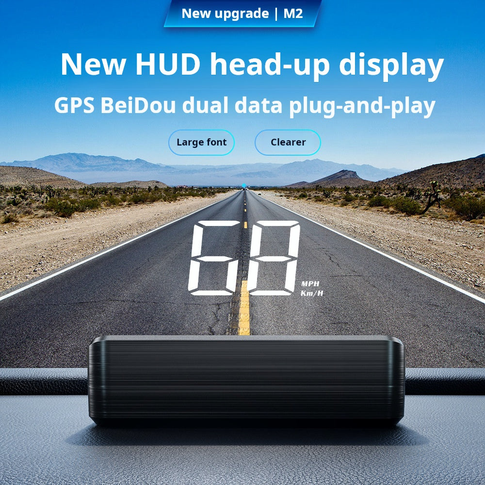đ
Best Seller đHead-Up Display (HUD) Car GPS Digital Speedometer