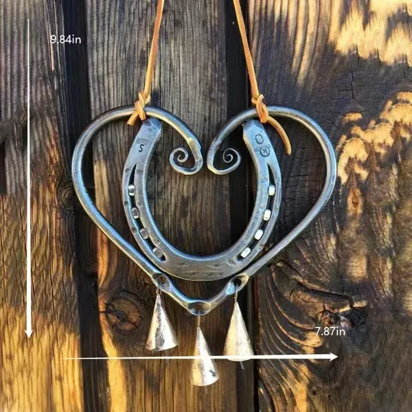 100% Handmade | The Horseshoe Heart Wind Chime ❤ (Handmade by Jordan Maynard)