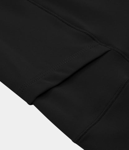 Høy midje, krysslommer i yoga-biker-shorts, 18 cm – UPF50+