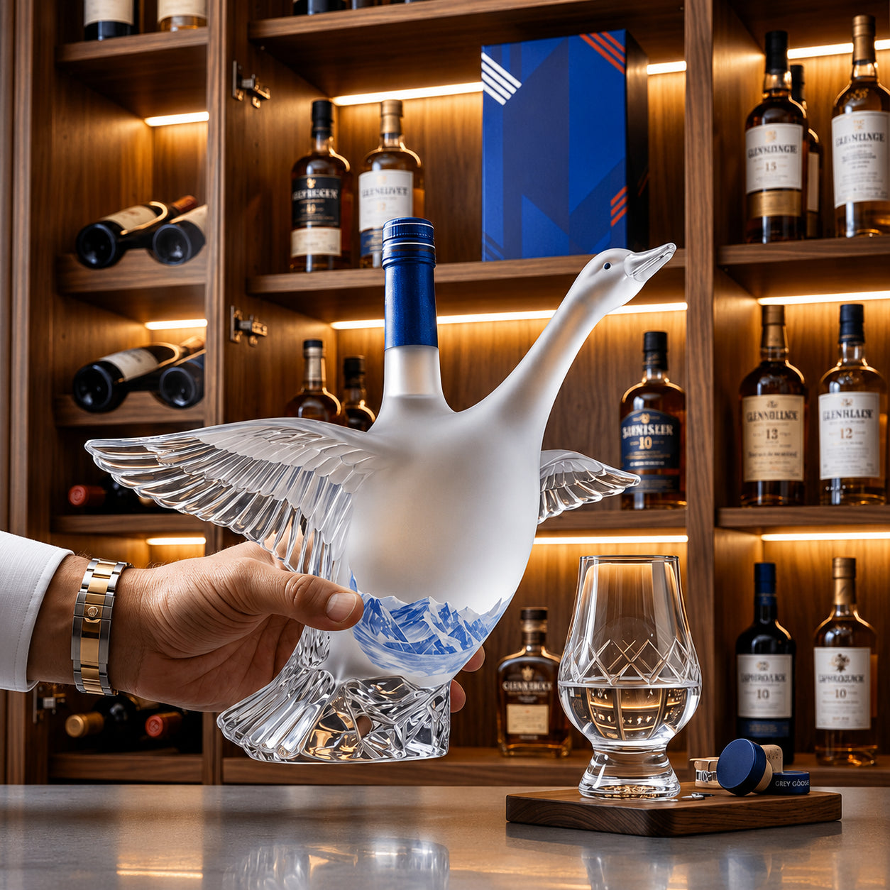 💥Summer Special Offer 📣30th Anniversary 3D Sculpted Vodka Bottle
