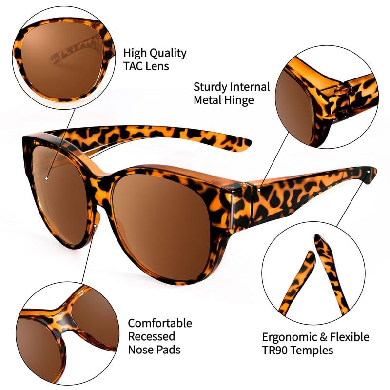 🎉LAST DAY 49% OFF😎2026 New Polarized UV400 Protection Trendy Round Cat-eye Sunglasses 🕶️