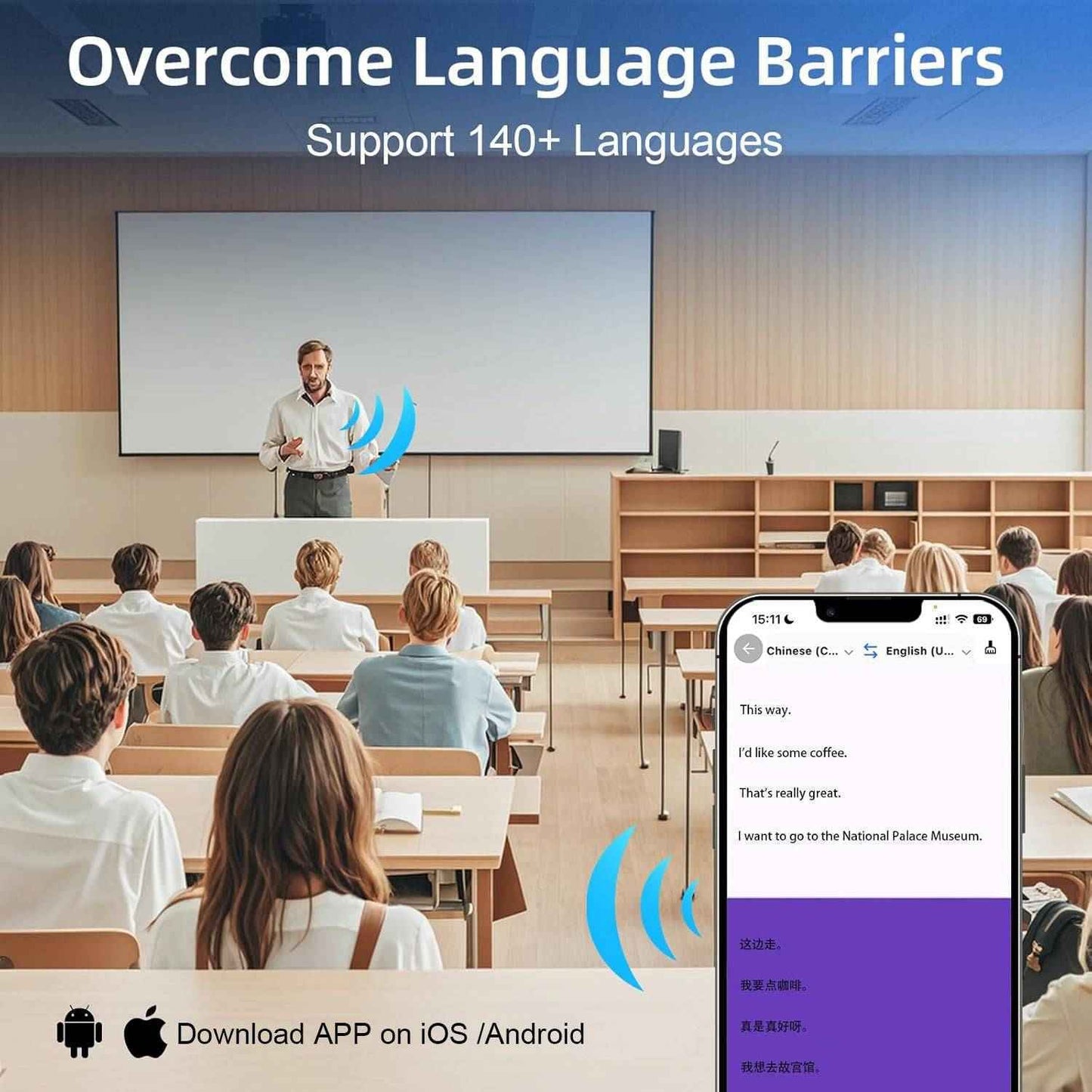 Limited 40% off🔥Wireless Translation Earbuds⚡