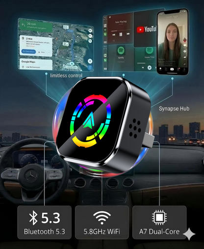 Rainmond Mini Cube 3.0 Wireless CarPlay/Android Auto Adapter