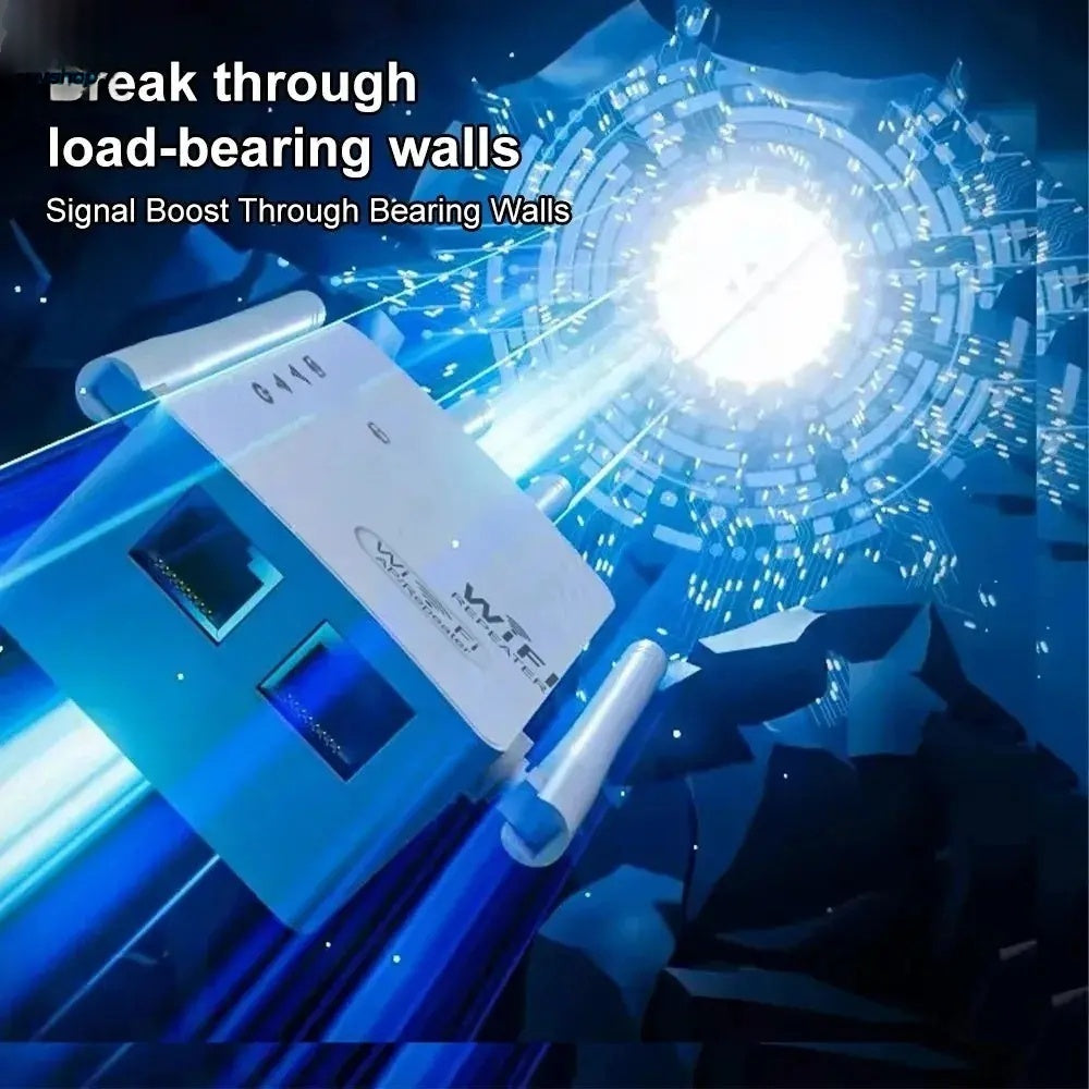 1200Mbps WiFi Range Extender – Dual-Band Coverage Boost with Stable Connectivity