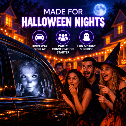 🏅100K+ Sold 🎃 Halloween Window Projector 👻 16 Spooky Films USB Powered Holiday Decor