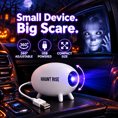 🏅100K+ Sold 🎃 Halloween Window Projector 👻 16 Spooky Films USB Powered Holiday Decor