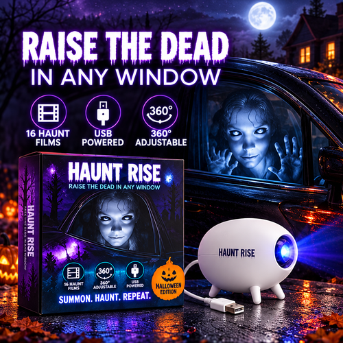 🏅100K+ Sold 🎃 Halloween Window Projector 👻 16 Spooky Films USB Powered Holiday Decor