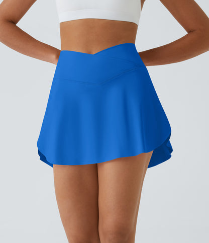 Pocket 2-in-1 Cool Touch Tennis Skirt-Lucid-Longer Length-UPF50+