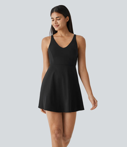 2-Piece Pocket Dance Active Dress