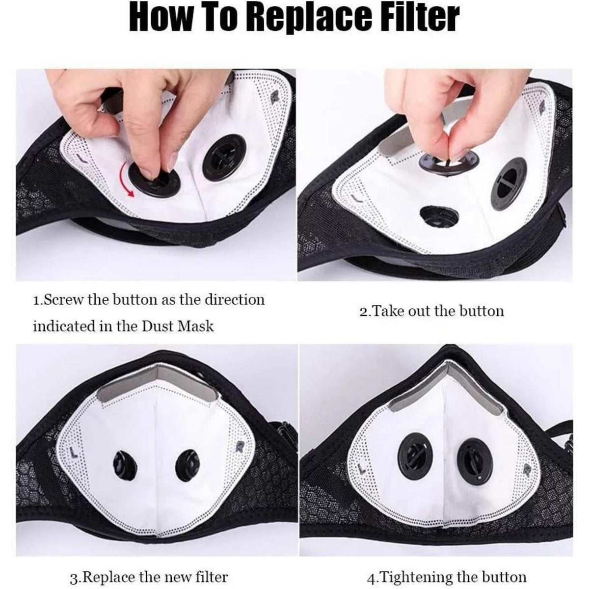 🔥LAST DAY 50% OFF - Reusable Carbon Filter Dust Mask – Built for Active Lifestyles