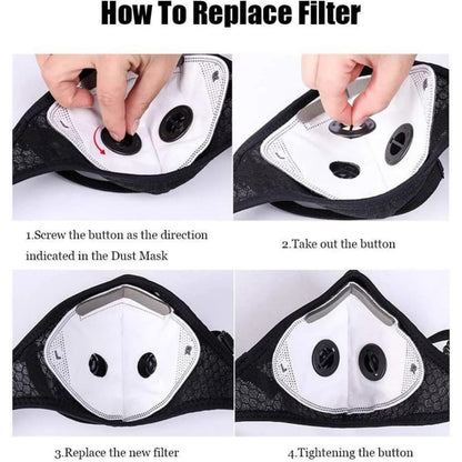 🔥LAST DAY 50% OFF - Reusable Carbon Filter Dust Mask – Built for Active Lifestyles