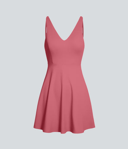 2-Piece Pocket Dance Active Dress