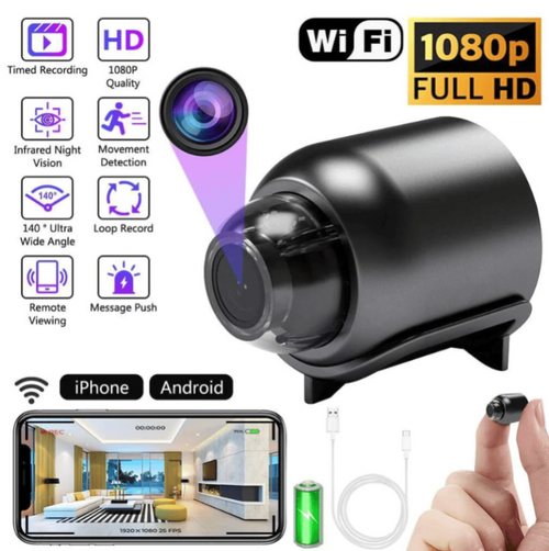 💥 Mini Hidden Camera with Night Vision | Instant Setup | Real-Time Monitoring |📱 HD Clarity