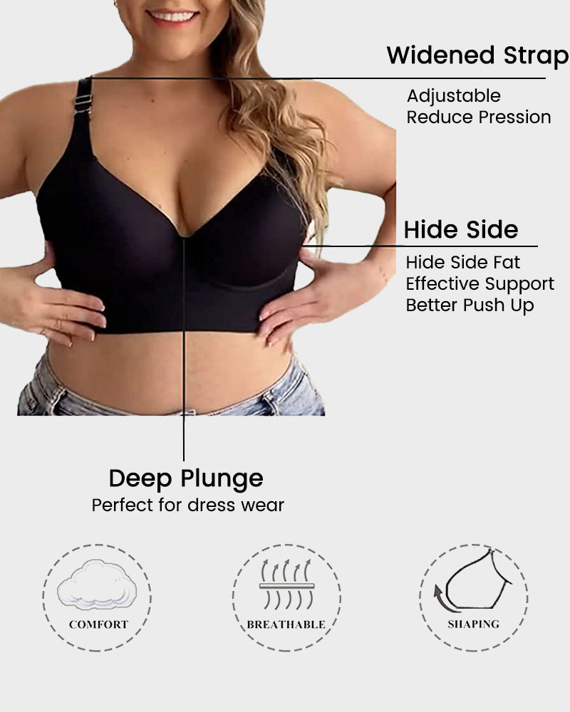 One-piece underwire bra Comfortable Underwear Smooth Womenswear Basic Lady Everyday