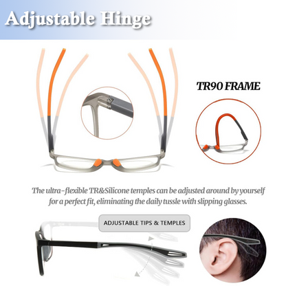 🏆AutoFocus+ Multifocal Glasses🔥Ultra Light Highgrade Reading Glasses👍Blocks Blue Light, Radiation, and ultraviolet rays, Relieves Eye Fatigue👓️