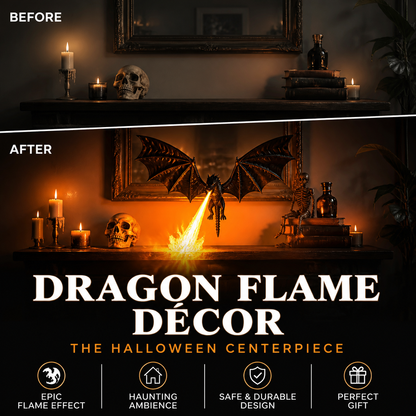 🐉🔥 LIMITED TIME 50% OFF! Dragon Flame Decoration – Realistic Flame Effect, PLA Silk Thread – A Must-Have for Halloween Decor! Add 2+ Items for Discount 🎃🌙✨