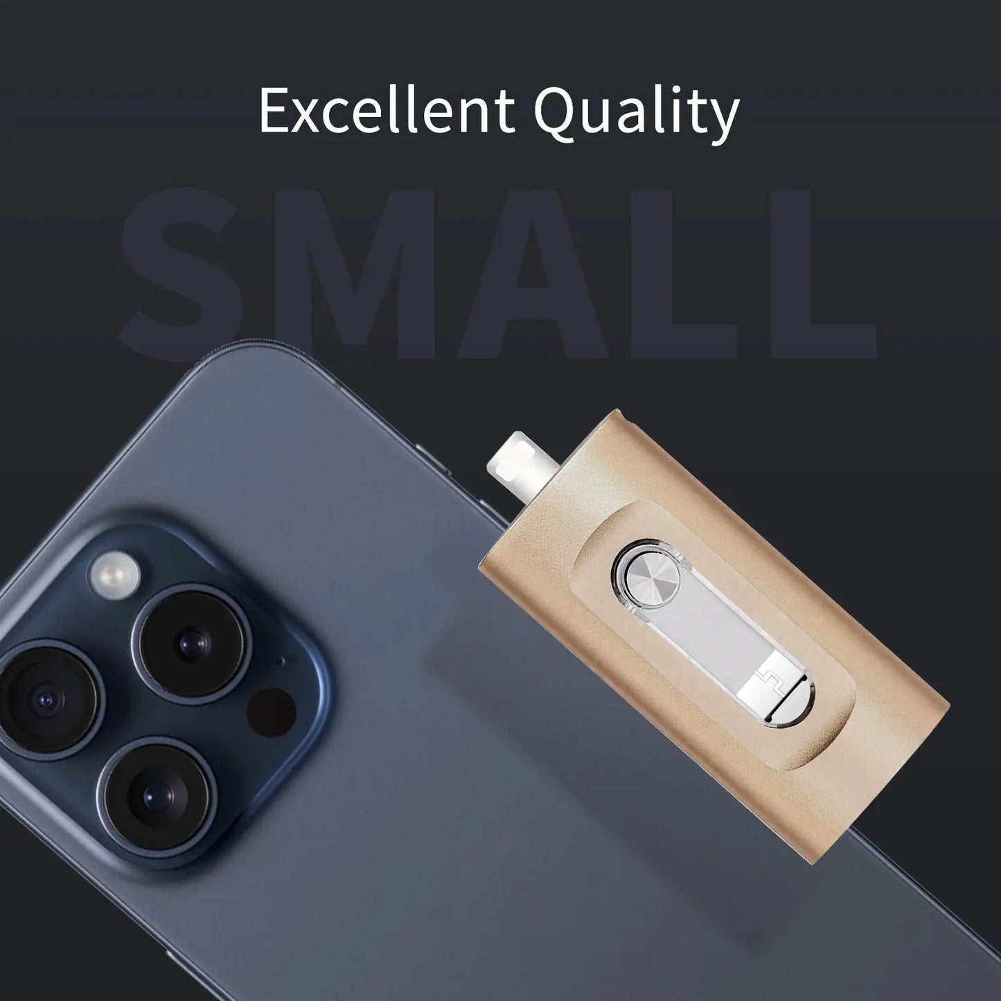 Portable 4-in-1 High Speed Flash Drive, High SpeedUSB 3.0 Memory Storage