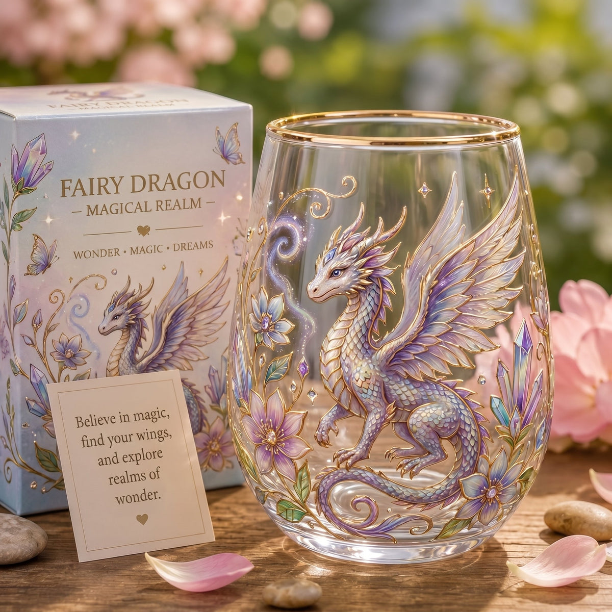 🌸🌿 Limited Edition 2026 Garden Morning Bliss Glass Tea Cup☀️☕