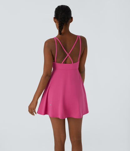 2-Piece Pocket Dance Active Dress