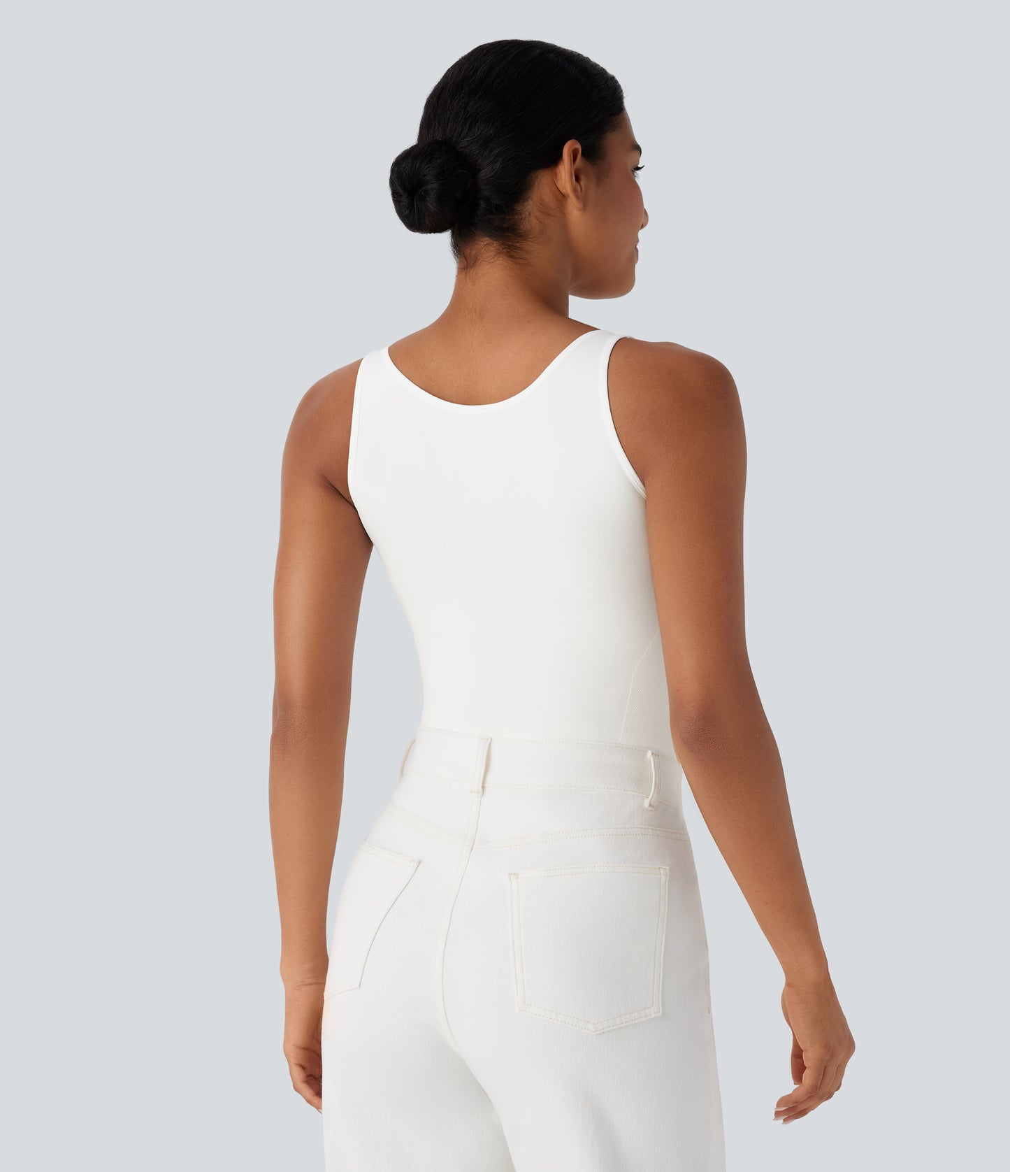 Seamless Flow Square Neck Lounge Shapewear Tank Top