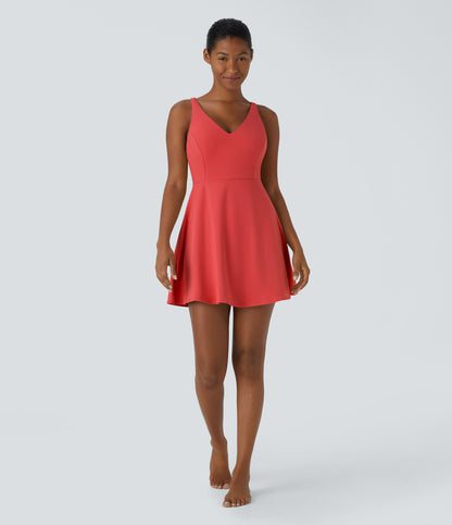 2-Piece Pocket Dance Active Dress