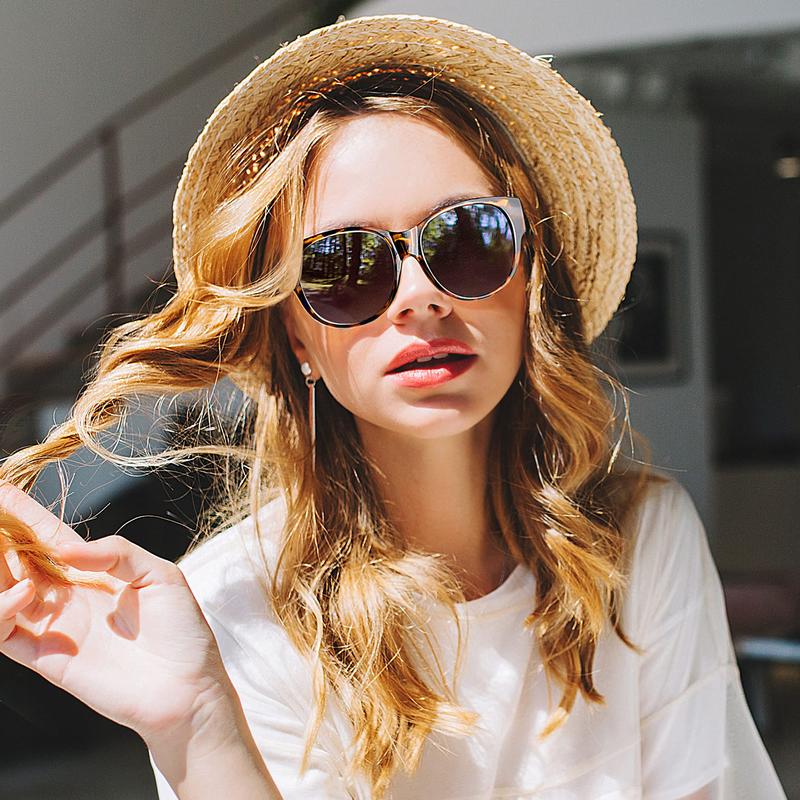 🎉LAST DAY 49% OFF😎2026 New Polarized UV400 Protection Trendy Round Cat-eye Sunglasses 🕶️