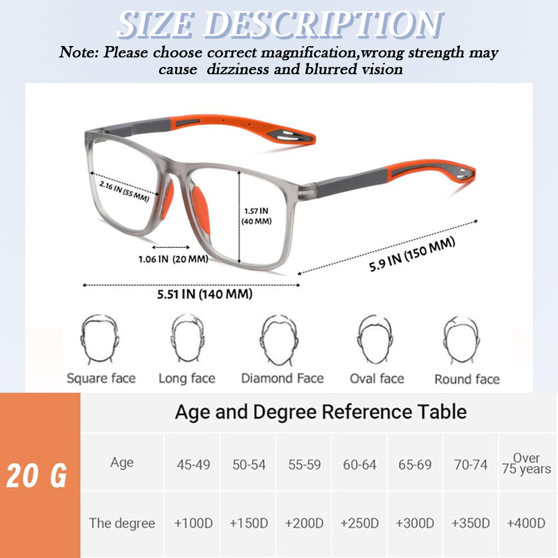 🏆AutoFocus+ Multifocal Glasses🔥Ultra Light Highgrade Reading Glasses👍Blocks Blue Light, Radiation, and ultraviolet rays, Relieves Eye Fatigue👓️