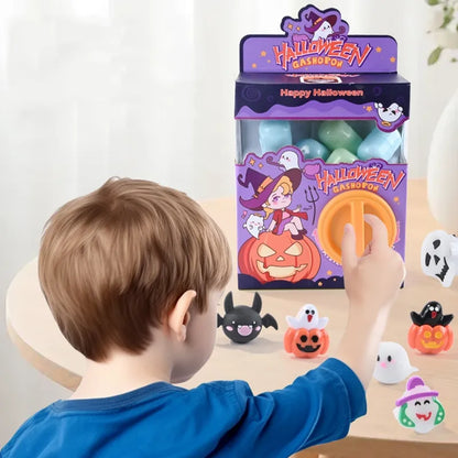 Natural Halloween-Themed Crystal Carvings | Surprise Gacha Machine