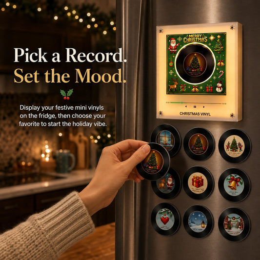🎄 Christmas Magnetic Vinyl Jukebox