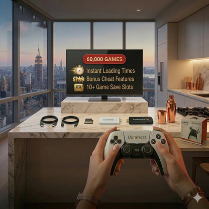 2026 Newest RETRO DOCK V2 !!              [ 40,000+ NOSTALGIC GAMES + 2 FREE CONTROLLERS ]