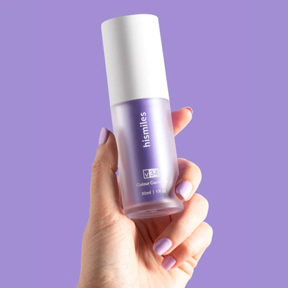 Flash Sale Ending Soon💥Hismiles v34 Colour Corrector - Tooth Stain Concealer, Teeth Brightening Booster, Purple Toothpaste