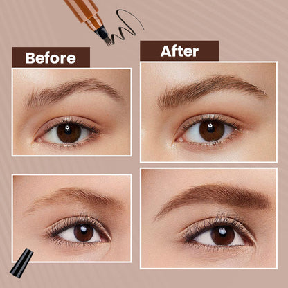 Waterproof Four-tip Beard and Eyebrow Pen✨