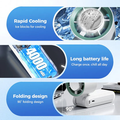 🔥Ends Today: 70% OFF! 🔥2026 Flagship 5-in-1 Foldable Handheld Cooling Fan