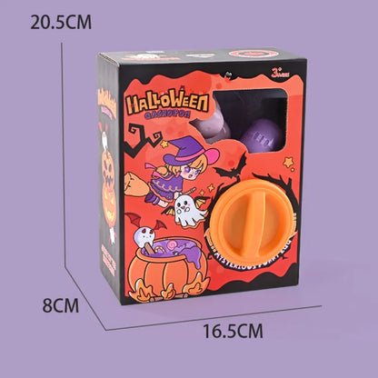 Natural Halloween-Themed Crystal Carvings | Surprise Gacha Machine