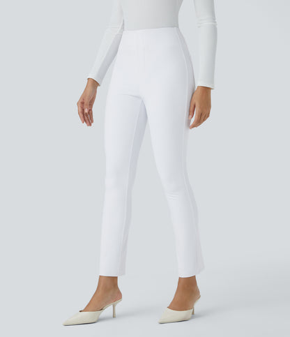 High Waisted Pocket Tapered Work Pants